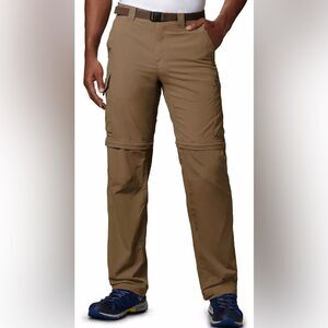 NWT Men’s Columbia 46/34 Convertible Lightweight Pant Moisture Wicking UPF 50